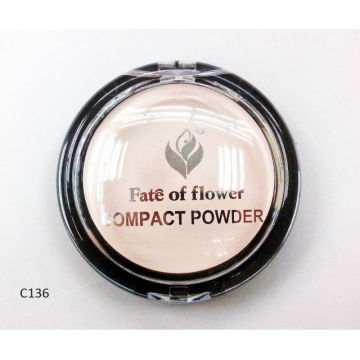 2014 clásico polvo compacto impermeable cosméticos cara polvo